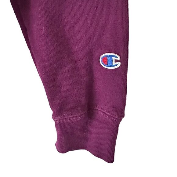 Champion Reverse Weave Purple Cotton Blend Pullover Sweatshirt Size S - Picture 3 of 8